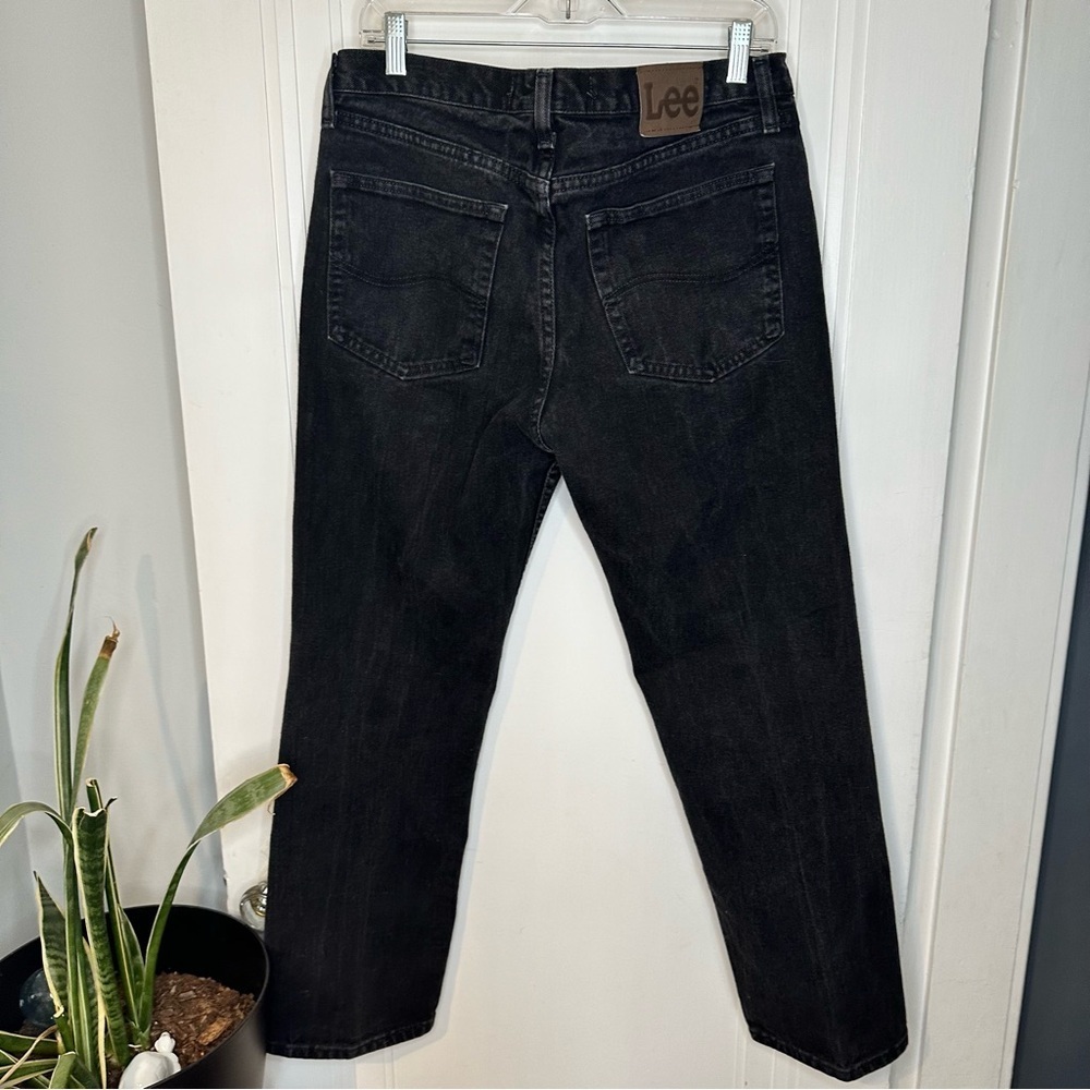 Lee Regular Fit Jeans Men’s 33x30 Black Straight Leg - Picture 11 of 16